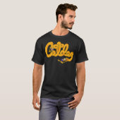 Cat Dog Cursive Nickelodeon T-Shirt (Vorne ganz)