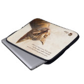 Cat Dog für benutzerdefinierte Fotos mit Vorgabe v Laptopschutzhülle (Vorne Knopf)