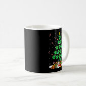 Cat Dog Paw Christmas Tree Lights Puppy Dog Cat Lo Kaffeetasse (VorderseiteRechts)