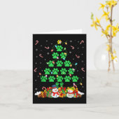 Cat Dog Paw Christmas Tree Lights Puppy Dog Cat Lo Karte (Gelbe Blume)