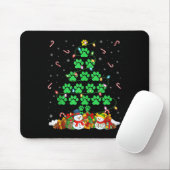 Cat Dog Paw Christmas Tree Lights Puppy Dog Cat Lo Mousepad (Mit Mouse)