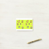 Cat Dog Pets Paws Fur Pattern Young Fluffy Post-it Klebezettel (Auf Schreibtisch)