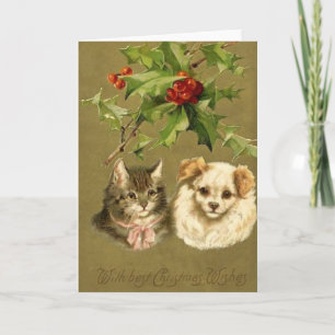 Cat & Dog’s Christmas Card Feiertagskarte