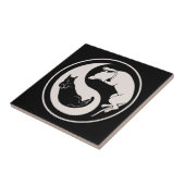 Cat-Dog Yin-Yang Fliese (Seite)