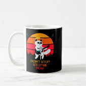 Cat Don't Stop Me Now Cat Funny  Kaffeetasse (Links)