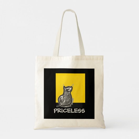 Cat Doodle Tragetasche (Rückseite)