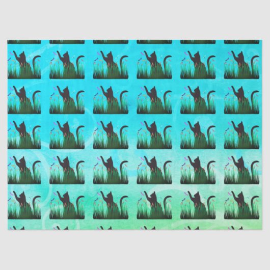 Cat & Dragons Seidenpapier (Vorderseite)