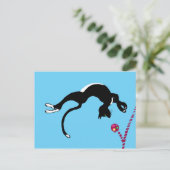 Cat dreh postkarte (Stehend Vorderseite)