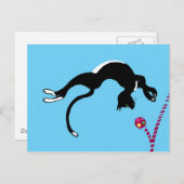 Cat dreh postkarte (Vorne/Hinten)