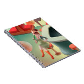 Cat Drink Ber in der Bar Notizblock (Rechte Seite)