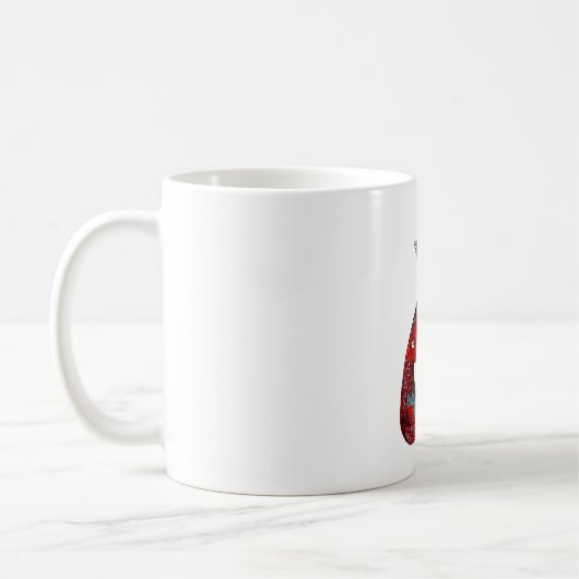Cat Drink Kaffee mit Fisch Tattoo Cat & Kaffee Kaffeetasse (Links)