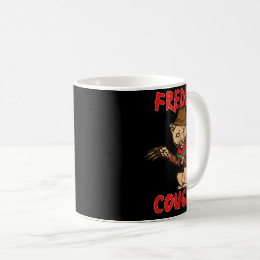 Cat _ Dy Cougar -funny Halloween For Men Women Kid Kaffeetasse (VorderseiteRechts)