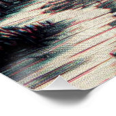 Cat-Eared Girl in Tartan Poster (Ecke)