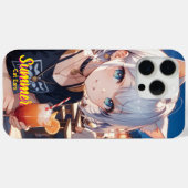 cat ears summer  Girl iPhone / iPad ケース Case-Mate iPhone Hülle (Rückseite (Horizontal))