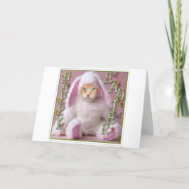 Cat Easter Bunny Claude Feiertagskarte
