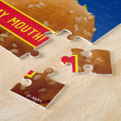 Cat Eating Cheeseburger Puzzle (Seite)