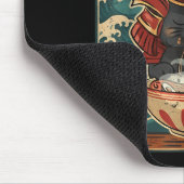 Cat Eating Ramen For Men Women Teens Girls Kawaii Mousepad (Ecke)