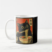 Cat Eating Ramen Funny Japanese Kawaii Cat Anime L Kaffeetasse (Links)