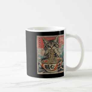 Cat Eating Ramen Noodles Kawaii Anime Manga Japane Kaffeetasse