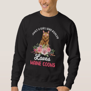 Cat Eigner Zitat nur ein Mädchen, das wirklich von Sweatshirt