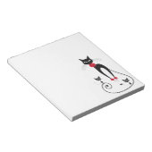Cat elegance PERSONALIZE Notizblock (angewinkelt)