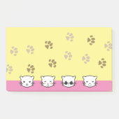 Cat Emoji Art 1 Post-it Klebezettel (Vorderseite)