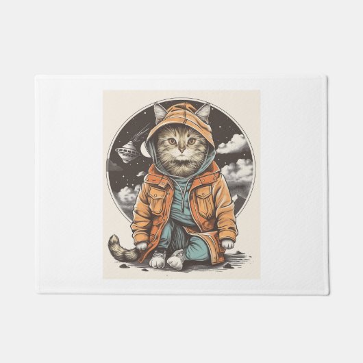 Cat Encounter Fußmatte (Vorderseite)