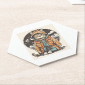 Cat Encounter Untersetzer (angewinkelt)