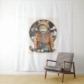 Cat Encounter Wandteppich (Beispiel)