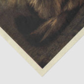 Cat Ephemera Decoupage Tortoiseshell Schwarz-weiß Seidenpapier (Detail)