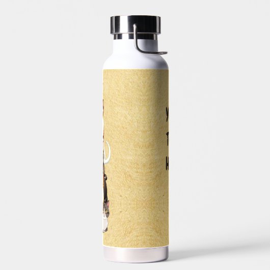 Cat-Er-Pillar Feline Tower Trinkflasche (Links)