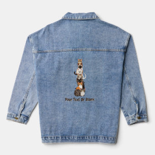 Cat-Er-Pillar Felinturm Jeansjacke