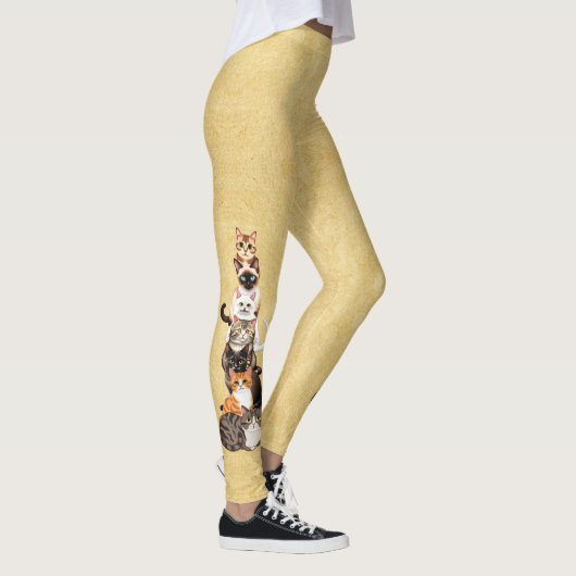 Cat-Er-Pillar Felinturm Leggings (Rechts)