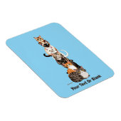Cat-Er-Pillar Felinturm Magnet (Rechte Seite)