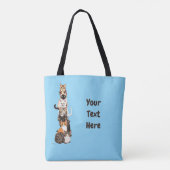 Cat-Er-Pillar Felinturm Tasche (Rückseite)