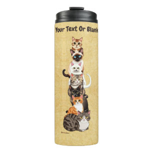 Cat-Er-Pillar Felinturm Thermosbecher