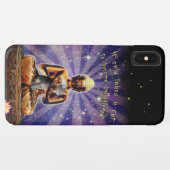 Cat Erleuchtung iPhone Case (Rückseite (Horizontal))