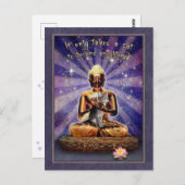 Cat Erleuchtung Postkarte (Vorne/Hinten)