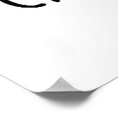 Cat-ermelon Funny Cat Watermelon Pun Poster (Ecke)