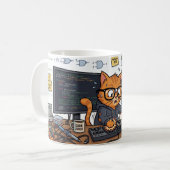 Cat.exe-Absturz-Debugging-Tasse Kaffeetasse (Vorderseite Links)