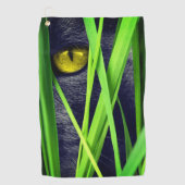 Cat Eye Golfhandtuch (Vorderseite)