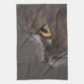 Cat Eye-Macro von Shirley Taylor Geschirrtuch (Vertikal)