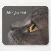 Cat Eye-Macro von Shirley Taylor Mousepad (Vorne)