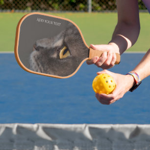 Cat Eye-Macro von Shirley Taylor Pickleball Schläger