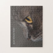 Cat Eye-Macro von Shirley Taylor Puzzle (Vertikal)