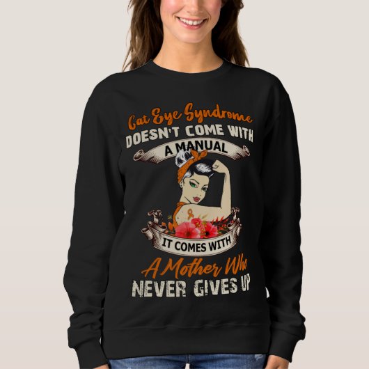cat eye syndrome sweatshirt (Vorderseite)