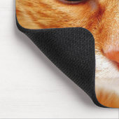Cat Eyes Cat Eyes Face Tiger Mackerel Red Cat Mousepad (Ecke)
