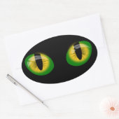 Cat Eyes Green und Black Sticker (Umschlag)