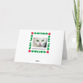 Cat Eyes Grußkarte Karte (Rückseite)