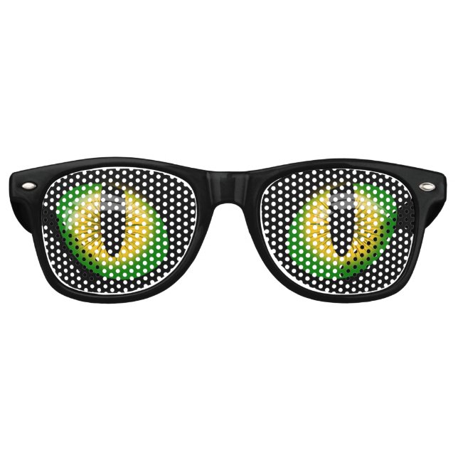 CAT EYES PARTY FUNNY SUNGLASSEN PARTYBRILLE (Vorderseite)
